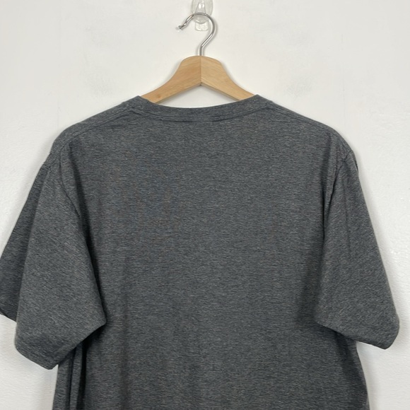 Port And Company Fan Favorite Short Sleeve Mens L Pullover Stretch Gray T Shirt - Picture 6 of 9